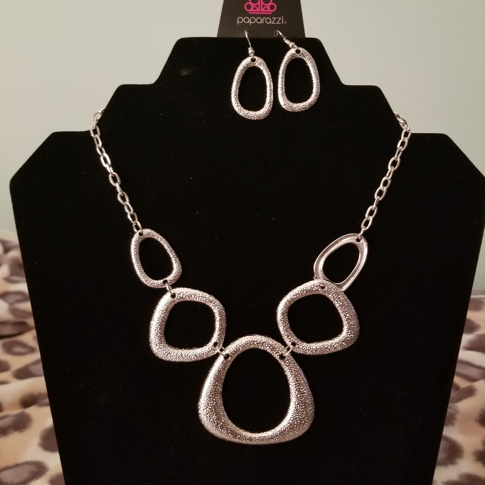 Necklace and earrings